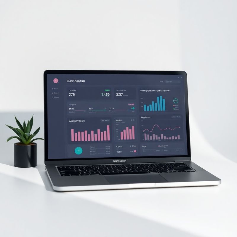 Learningstation Dashboard-Ansicht auf einem Laptop